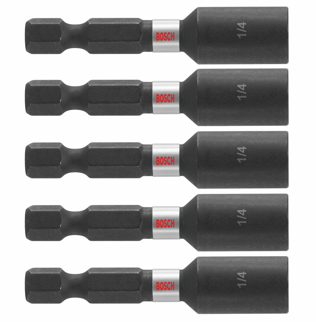 5 pc. Impact Tough™ 1/4 In. x 1-7/8 In. Nutsetters (Bulk Pack)