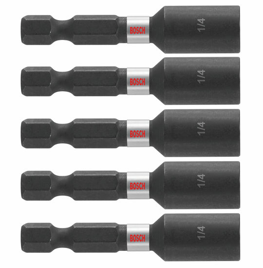 5 pc. Impact Tough™ 1/4 In. x 1-7/8 In. Nutsetters (Bulk Pack)