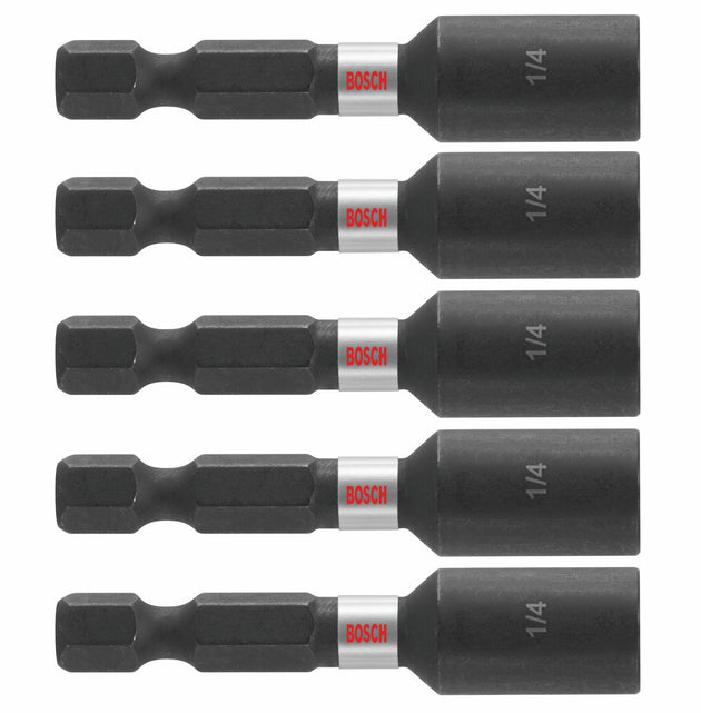 5 pc. Impact Tough™ 1/4 In. x 1-7/8 In. Nutsetters (Bulk Pack)