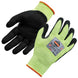 Ergodyne ProFlex 7041 Hi-Vis Nitrile Coated Cut-Resistant Gloves - ANSI/ISEA 105-2024 A4, EN 388: 4X42D, 13g, WSX Wet Grip