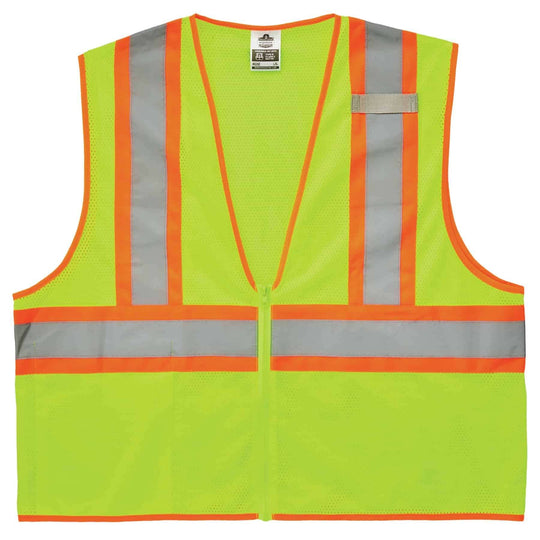 Ergodyne GloWear 8229Z Two-Tone Hi-Vis Safety Vest - Type R, Class 2, Zipper