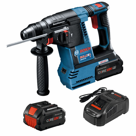 18V Brushless SDS-plus® Bulldog™ 1 In. Rotary Hammer Kit with (2) CORE18V 8.0 Ah PROFACTOR Performance Batteries