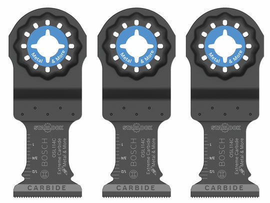 1-1/4 In. Starlock® Oscillating Multi Tool Carbide Plunge Cut Blade 3 Pk.