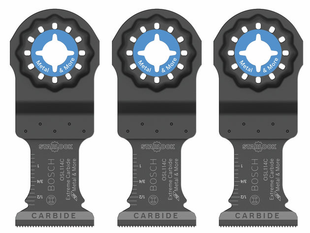 1-1/4 In. Starlock® Oscillating Multi Tool Carbide Plunge Cut Blade 3 Pk.
