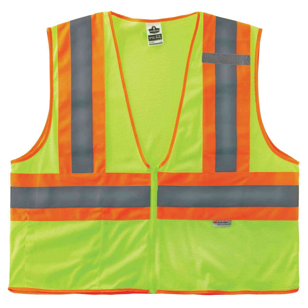 Ergodyne GloWear 8230Z Two-Tone Hi-Vis Safety Vest - Type R, Class 2, Zipper