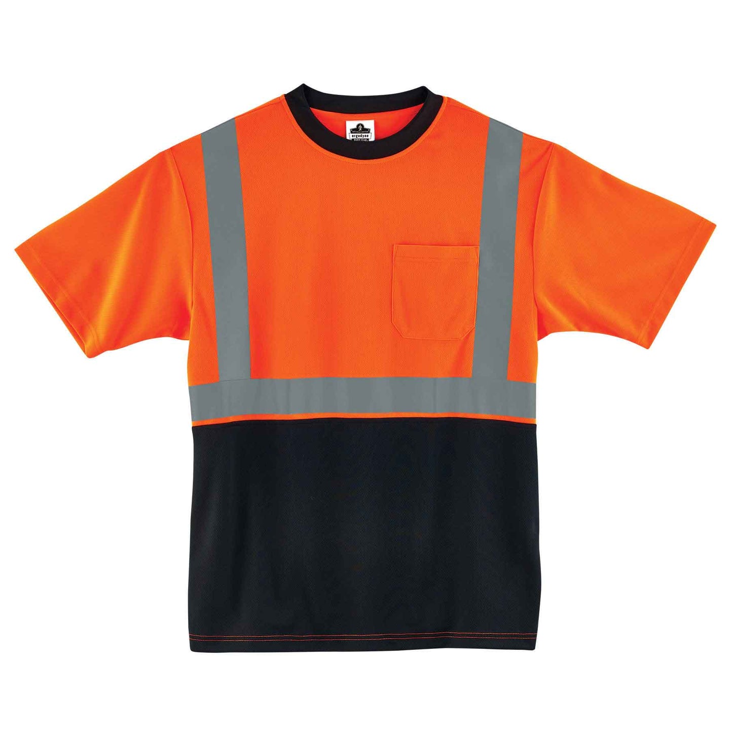 Ergodyne GloWear 8289BK Hi-Vis T-Shirt - Type R, Class 2, Black Front