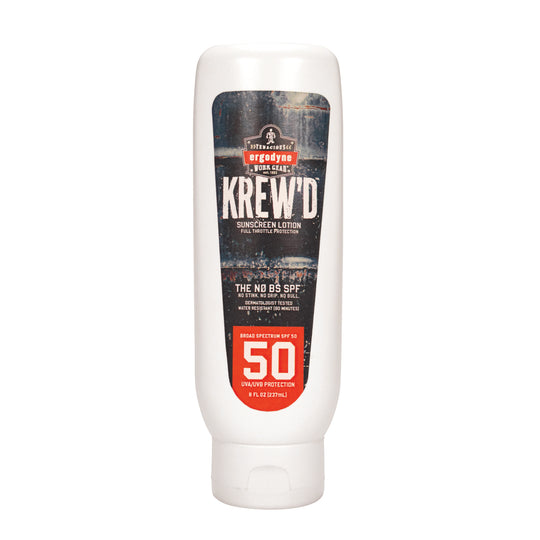 Ergodyne KREWD 6351 SPF 50 Sunscreen Lotion - 8oz