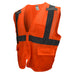 SV27 Mesh Economy Type R Class 2 Mesh Safety Vest - Orange - Size 3X