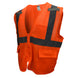 SV27 Mesh Economy Type R Class 2 Mesh Safety Vest - Orange - Size 3X