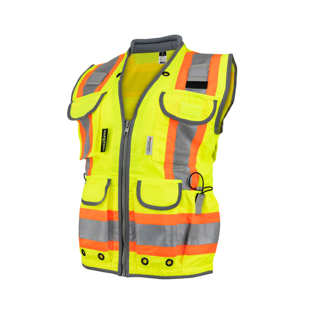 SV55W Class 2 Women’s Heavy Duty Engineer Vest - Green - Size M