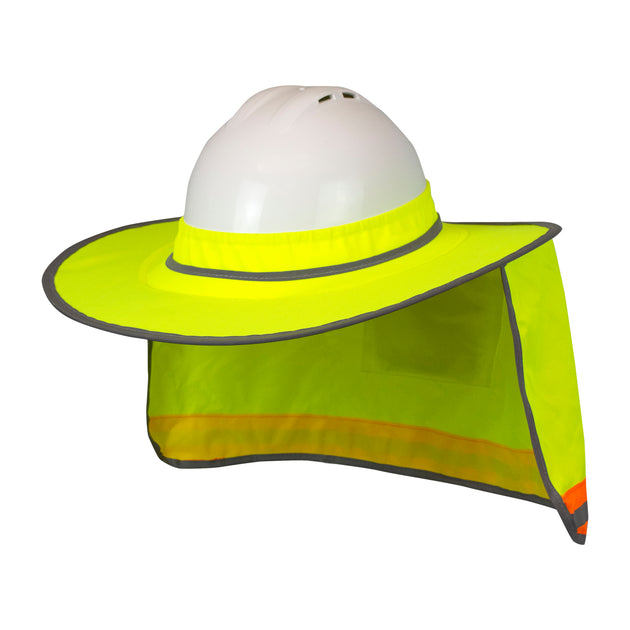Hi-Vis Collapsible Hard Hat Shade - Green