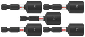 5 pc. Impact Tough™ 7/16 In. x 1-7/8 In. Nutsetters (Bulk Pack)
