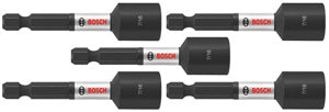 5 pc. Impact Tough™ 7/16 In. x 2-9/16 In. Nutsetters (Bulk Pack)