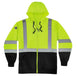 Ergodyne 21847 Hi-Vis Hooded Zip-Up Sweatshirt