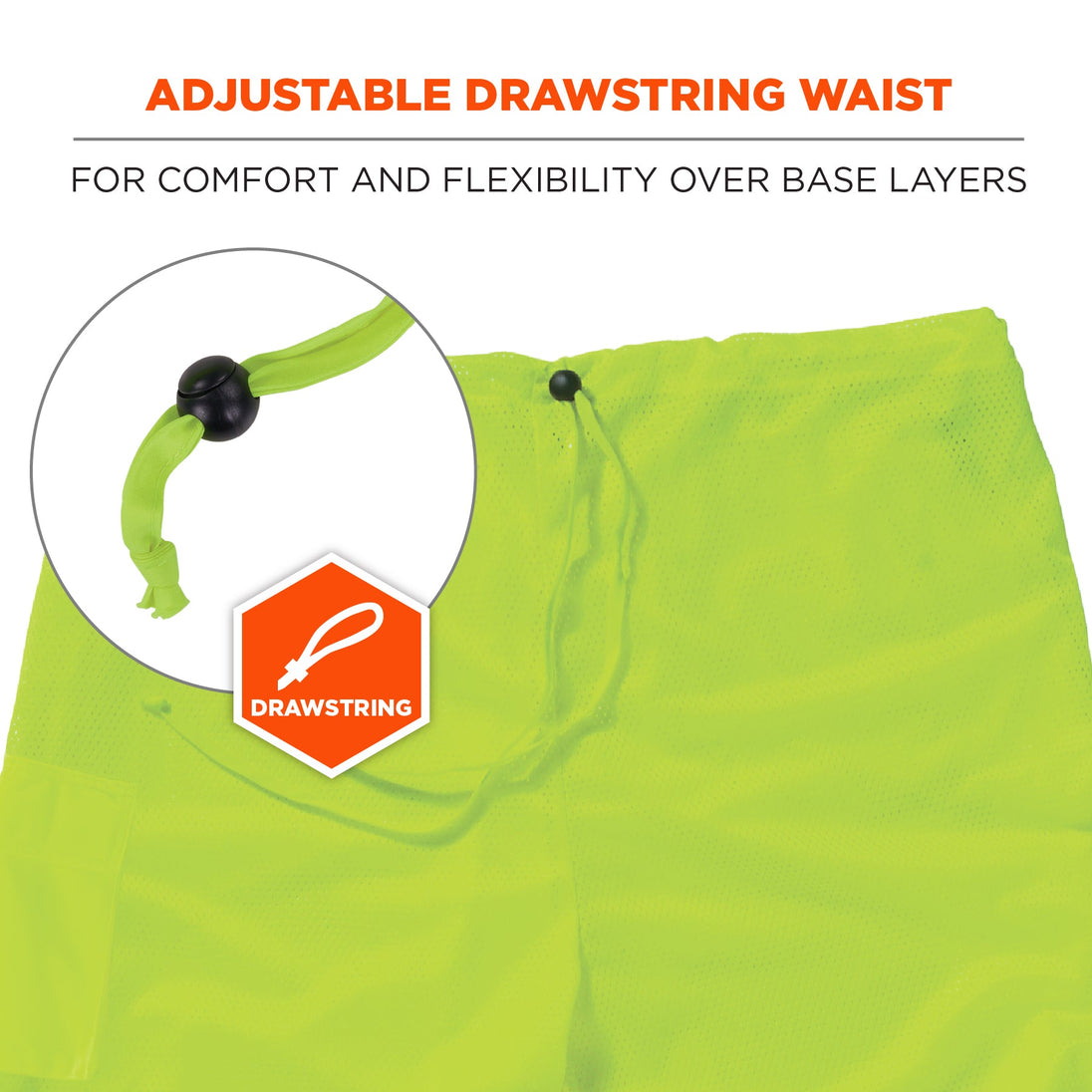 Ergodyne 22963 Adjustable drawstring waist