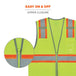 Ergodyne 2456 Zipper Closure