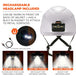 Ergodyne 60265 Rechargeable Headlamp