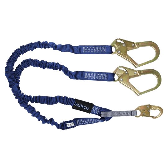 Falltech 8240Y3 4-1/2' to 6' Energy Absorbing Lanyard