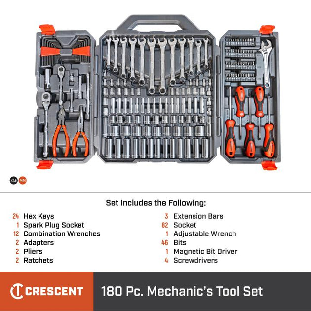 Crescent CTK180 included tools