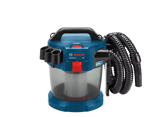 Bosch GAS18V-3N front view with tube