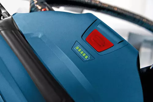 Bosch GAS18V-3N power button view
